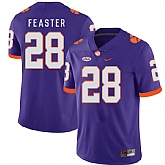Clemson Tigers 28 Tavien Feaster Purple Nike College Football Jersey Dzhi,baseball caps,new era cap wholesale,wholesale hats